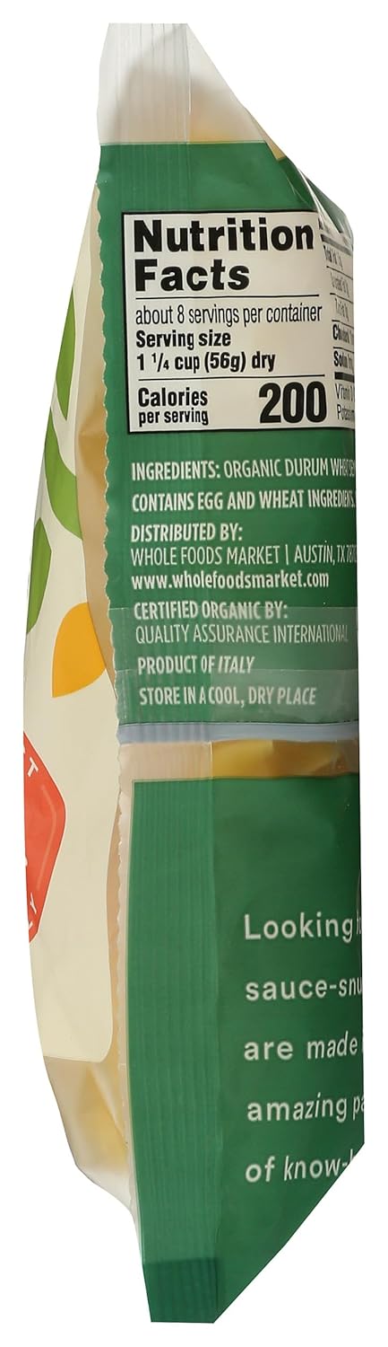 365 16 by Whole Foods Market, Organic Extra Wide Egg Noodles, Ounce