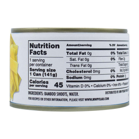 8 Oz (Pack 12) MW Polar Canned Vegetables, Sliced Bamboo Shoots