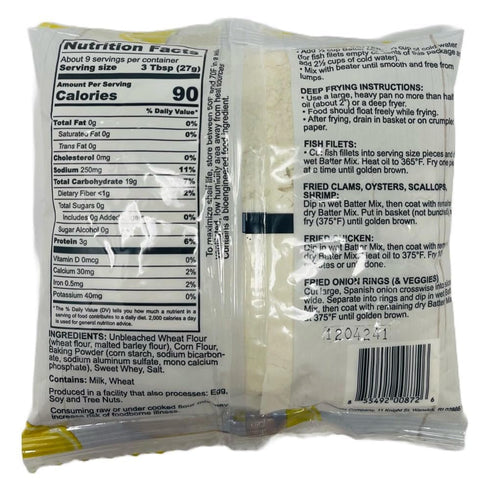(3 Pack) Krisppe All Purpose New England Style Batter Mix for Rhode Island Clam Cakes & Fritters
