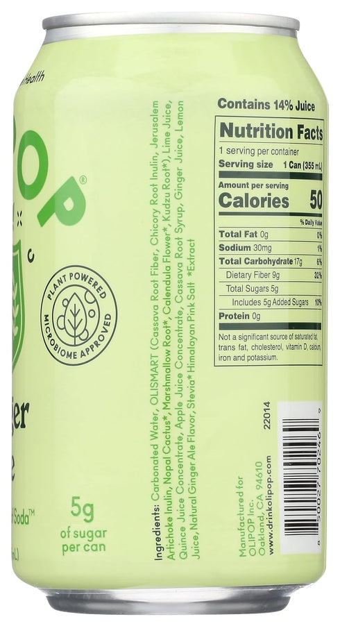 |6-Pack| Prebiotic Soda Crisp Apple, Banana Cream, Cherry Vanilla, Doctor Goodwin, Ginger Ale, Prebiotic Soft Drinks