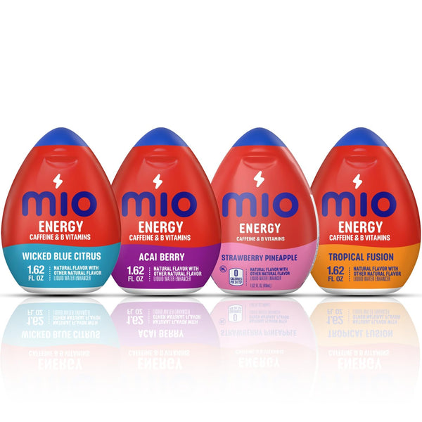 Mio Energy Water Enhancer Variety Pack, 1.62 fl oz, 4 Flavors (Wicked