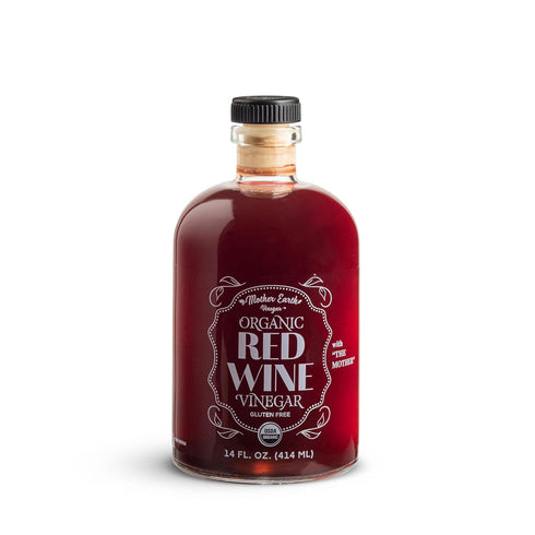 Mother Earth, Organic Red Wine Vinegar with The Mother, Fresh Pressed Organic