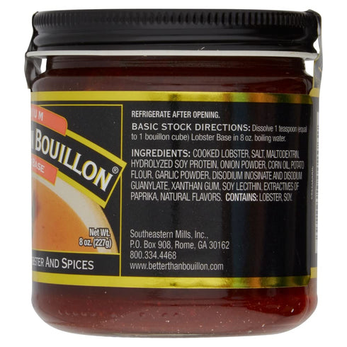 9.5 38 8-Ounce (Pack 2) Better Than Bouillon Lobster Base, Made from Select Cooked Lobster & Spices, Makes Quarts