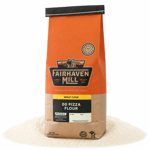 Fairhaven Mill Organic 00 Pizza Flour - USDA Certified Organic and Non-GMO