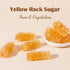 SODGHYTR 17.63 oz 500g, Premium Large-Grained Yellow Rock Sugar - | Made of Cane, Amber Hue Cane Crystal Sweetener |