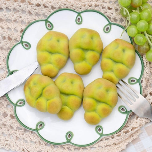 Generic Set 6 12 (11.86oz, 12, Count) SIMBAK Yeongcheon Shine Muscat Bread Gift Sweet & Soft Bread with Whole Shine