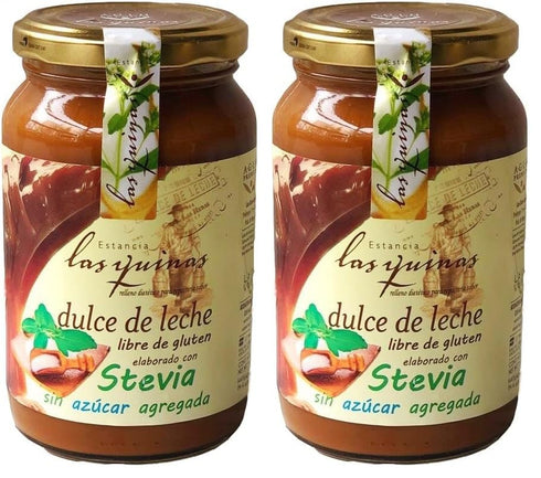 Las Quinas Milk Caramel Free Sugar From Argentine brand 15.87 oz. / 450g Bottle