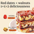250g,Natural Packaged (250g) Walnut & Jujube Pie Energy Snack with Whole Walnuts & Dates ,Sweet & Chewy Healthy