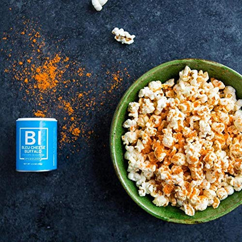 Pack 6 Set Spiceology Popcorn Seasoning Variety Gourmet Popcorn Spices & Seasonings Apple Cinnamon, Bleu Cheese