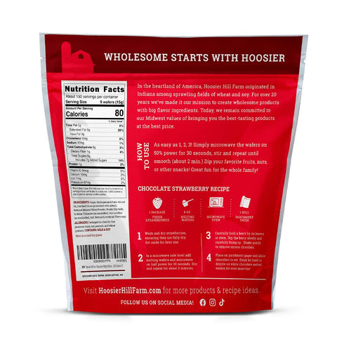 5LB (Pack 1) Hoosier Hill Farm Chocolate Melting Wafers
