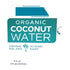 Generic 100% 14 Oz, Pack 6 Organic Coconut Water, Pure Juice, No Added Sugar, Fl