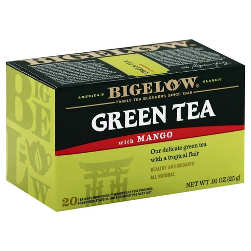 Bigelow Tea Green Tea with Mango - Case of 6 - 20