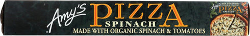 Frozen Frozen 14.0 Oz Amy's Pizza, Spinach Pizza, Made With Organic Spinach and Tomatoes, Meals