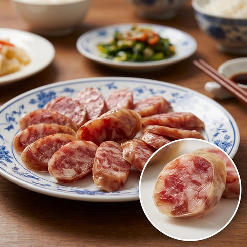 Flibronta Summer 50mm 8m Edible Sausage Casing for Homemade Ham and Sausage, Diameter Length Synthetic Collagen Casing
