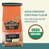 5 lbs Fairhaven Mill Fine Ground Whole Grain Rye Flour - USDA Organic Certified and Non-GMO - Ideal for Pumpernickel