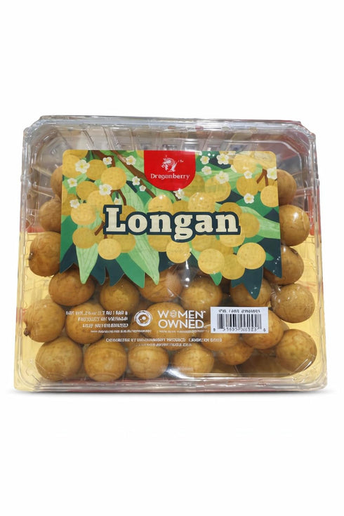 Generic 24 oz (1.5 lb) Pack 2 Fresh Longan Fruit of Sweet Tropical Lychee-Like Fruit from Vietnam