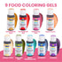 Yummy 9 Set 1.41 oz (40 ENCO Collection Food Coloring Gel each g) includes Cookie Decoration Guide
