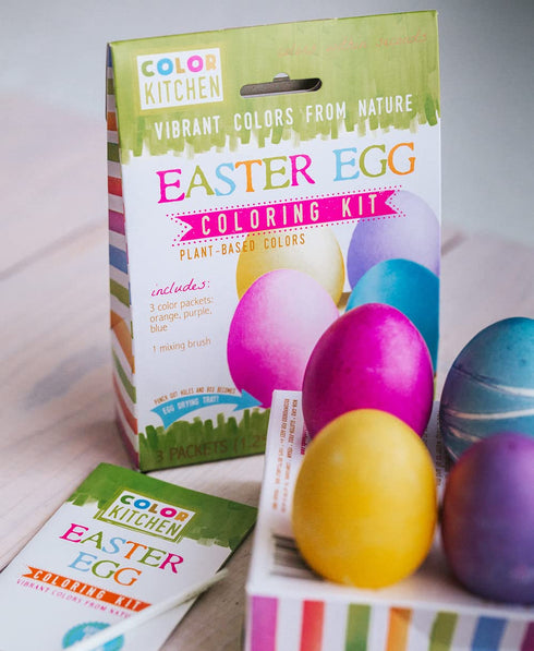ColorKitchen Easter Egg Coloring Kit (2 Pack) – Natural Plant-based, No Artificial Colors, Non-GMO