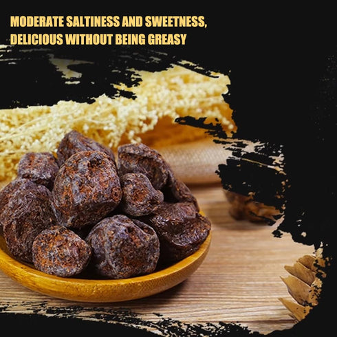 RIJIN DOUJIN Plums,5.29Oz Sugar ,Organic Dried Plums, Salty And Sweet Appetizing,Plum Fruit Snacks