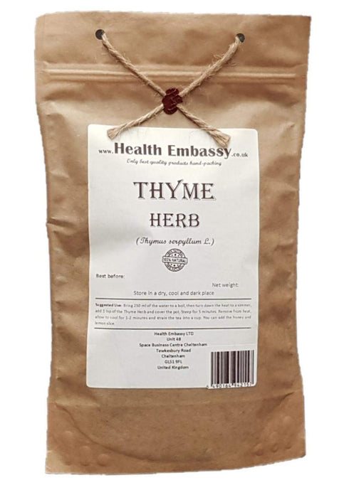 Health Embassy Thyme Herb | Thymus Serpyllum L | Herbal Tea (50g)