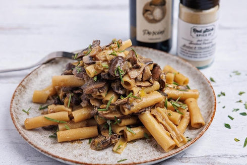 ElleEsse 250mL Elle Esse - Porcini Mushroom Infused Extra Virgin Olive Oil Rich Umami Flavor, Gourmet Finishing Oil