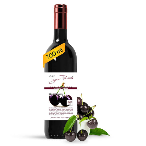 Chef Jean Pierre's Italian Balsamic Vinegar - 750ml (25oz) Rich Black Cherry