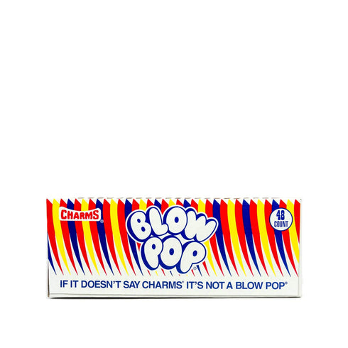 Charms Blow Pops, Cherry Flavor, 48 Count (Pack of 1)