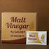 Vallary Malt Vinegar Packets 30 Count | Single Serve Condiment Pack for Fish