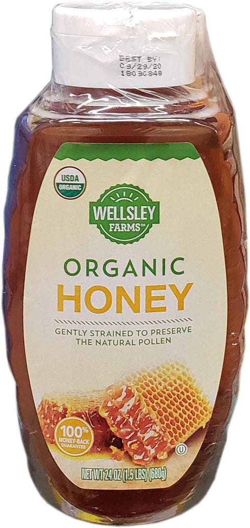 Wellsley Farms Organic Honey, 3 Pk./24 Oz. Net Wt 72 Oz,, ()