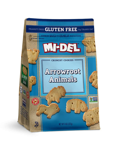 Mi-Del Gluten Free Animal Crackers, Non-GMO Certified, 0g Trans Fat, Pack of 1