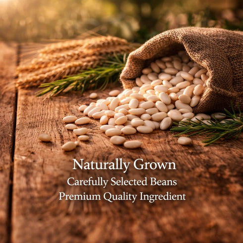 Del Colle 1.1 lb (500g), (Pack 1) Italian Cannellini Beans White Kidney Beans, Dried Cannellini Beans, White Beans Dry