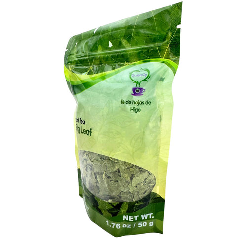 1.76 Oz (50 1 Pack, 20 100% Fig Leaf Tea, Hoja de Higo, Quiere Te, Grams), Up to Cups, Crushed Fig Leaf Tea, Loose