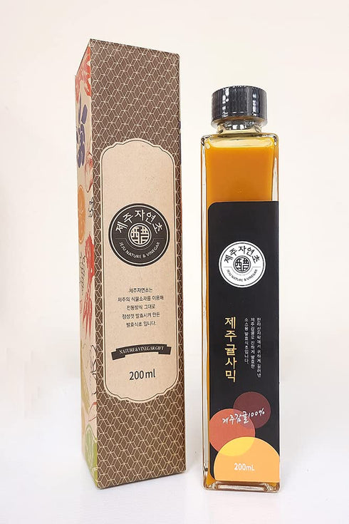 Generic 200ml 6.76oz Jeju island Premium Madarin Balsamic Concentrated Vinegar by Fermented in Traditional Method HACCP