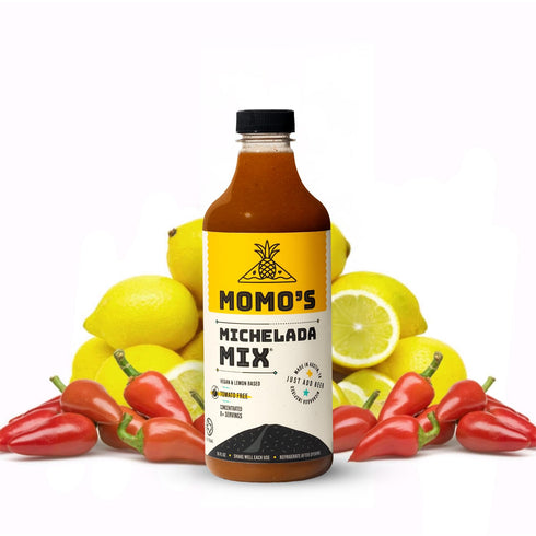 Momo's Michelada Mix - Tomato-Free, Vegan, Lemon-Based, Central American-Inspired Refreshing Fiesta Drink