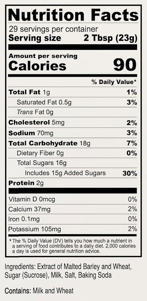 1.5lb, (Pack 2) Anthony's Malted Milk Powder For Ice Cream, Milk Shakes, and Baking, Non GMO, Made in USA