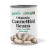 Food to Live Organic Italian Canned Cannellini Beans, 14 oz (Pack of