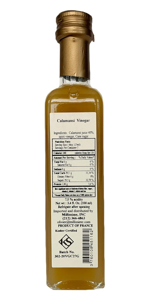 Huilerie Beaujolaise 100ml (3.4 oz) Calamansi Vinegar fl