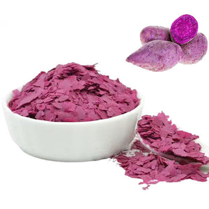 TIVVINK Purple Potato Flakes140g/4.93OZ,dried Purple Potato, Flakes Purple Potato, Sweet Potato Slices, Used