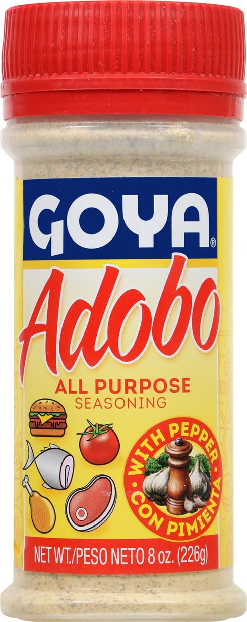 8-Ounce (Pack 24) Goya Foods Adobo All Purpose Seasoning with Pepper
