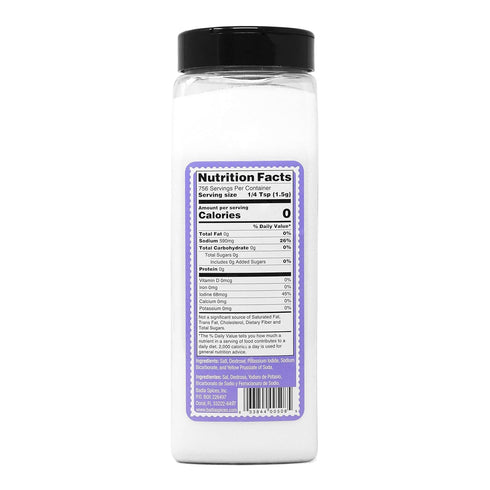 40 oz Badia Iodized Salt, Essential Kitchen Salt for Cooking, Baking, and Everyday Seasoning, Kosher