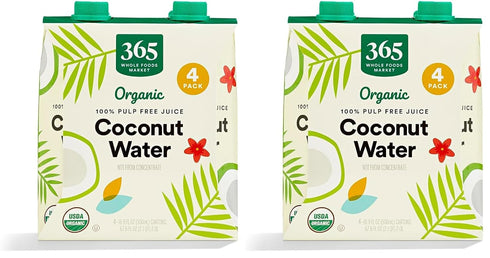 365 by Whole Foods Market, Organic Coconut Water, 100% Pulp-Free Juice, 16.9