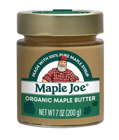 Maple Joe Organic Maple Butter Spread Made with 100% Natural Organic Grade A Syrup.