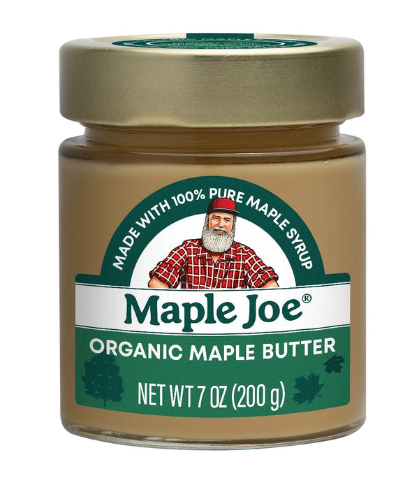 Maple Joe Organic Maple Butter Spread Made with 100% Natural Organic Grade A Syrup.