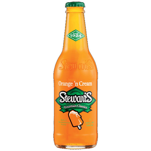 12 oz (12 Stewart's Orange & Cream Soda, fl Glass Bottles)