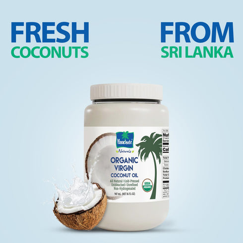 49 oz "Parachute Naturalz Organic Virgin Coconut Oil | Cooking Oil, Hair Oil, Body Oil & Oil Pulling | Cold Pressed |