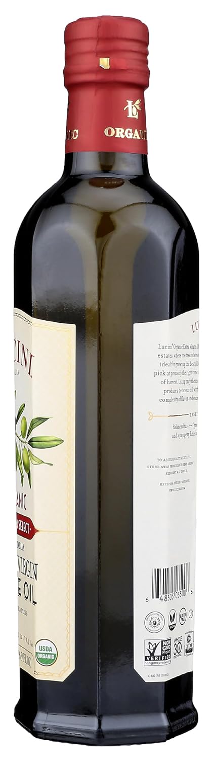 500 mL (Pack 1)) Lucini, Extra Virgin Olive Oil Collection (Premium Select Organic