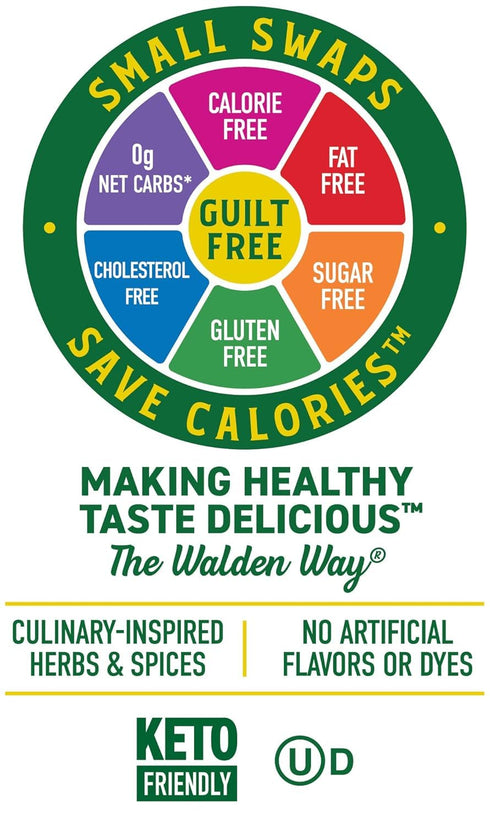 12 oz Walden Farms Hazelnut Coffee Creamer Zero Calorie, Sugar Free, Keto & Fat Free Non-Dairy Creamer for Coffee