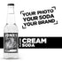 12-Pack 100% 12 Oz Jones Soda Co. Cream Flavor | | The Original Craft Soda | Made with Pure, Cane Sugar | Pop
