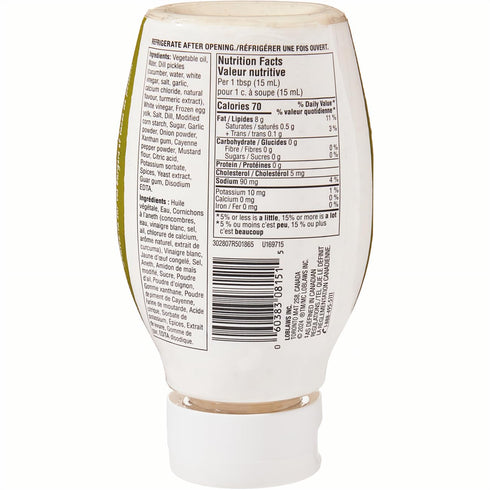 President Choice 300ml/10.1 oz President's Choice Spicy Pickle Mayo Sandwich Spread, fl.