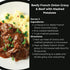 4-serving (2-pack) Le Sauce & Co. Beefy French Onion Gourmet Gravy, Four Serving Gluten Free Beef Gravy, Premium Brown